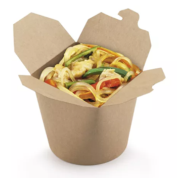 Barqueta de cartón, embalaje alimentario para para pasta y fritos