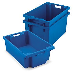 Caja de Almacenaje 36 litros Nº 3 - Serie Blue Plastic Forte